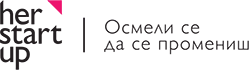 HerStartup лого - платформа за жени предприемачи партньор на Плет